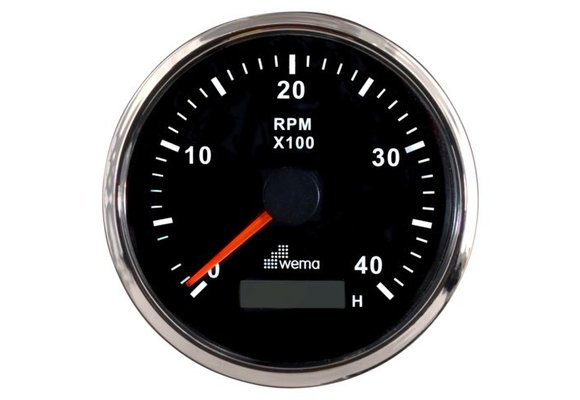 Silverline toerenteller met urenteller | 4000/U