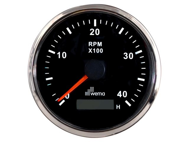 Silverline toerenteller met urenteller | 4000/U