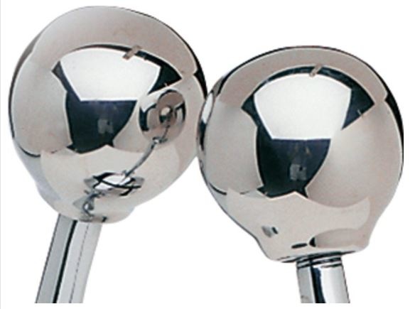 X55 kogelhandgreep zilver