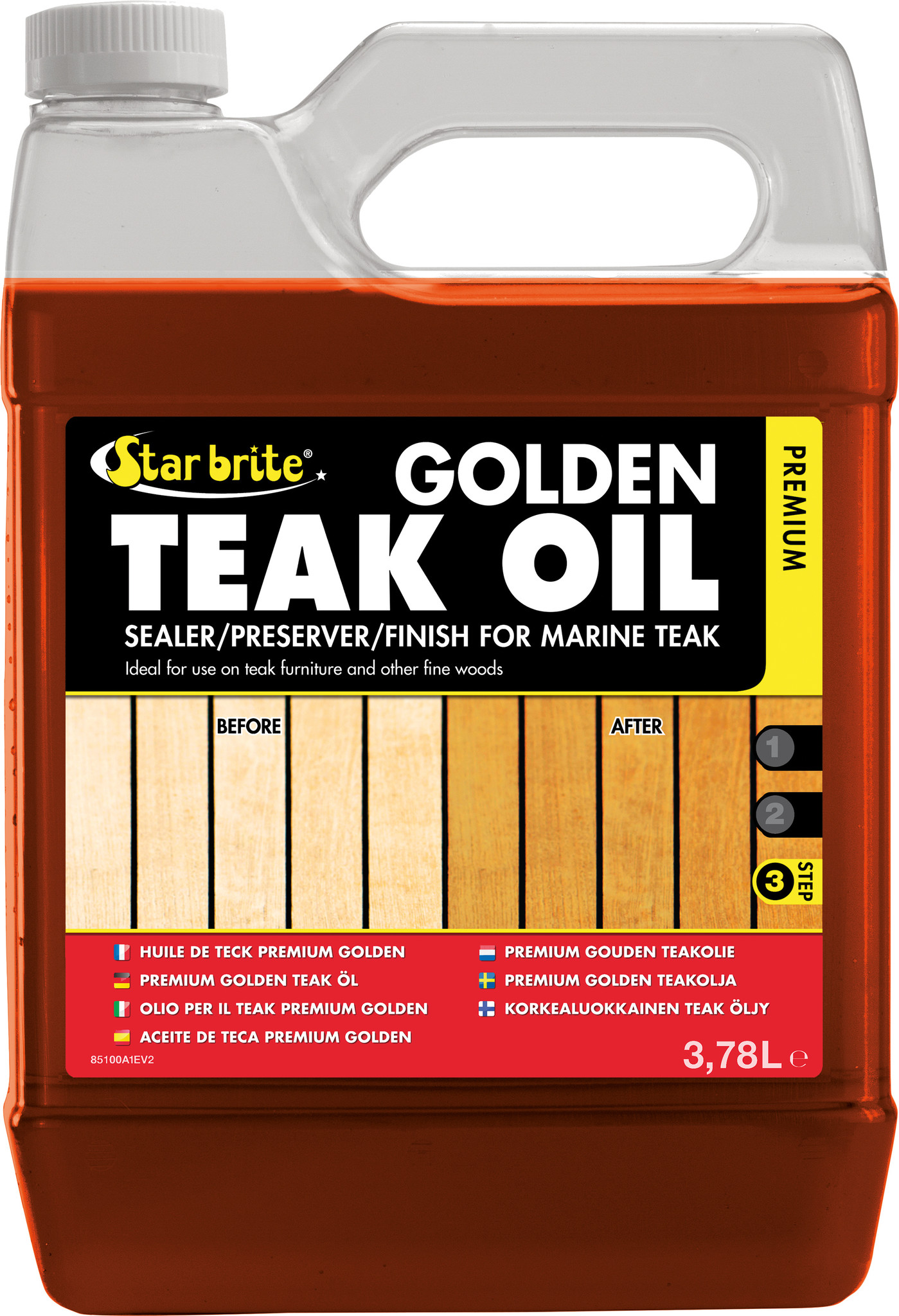Premium Golden Teak Oil