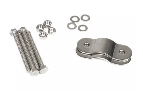 RVS fenderhouder schuin