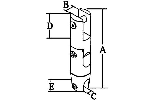 RVS Ankerkettingverbinder dubbel wartelend tot 850 kg