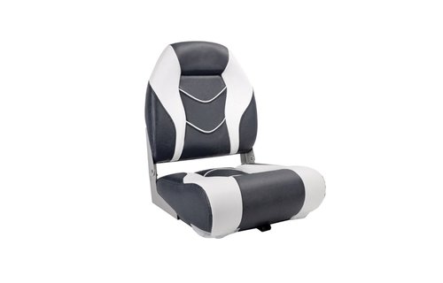 Bootstoel High Back antraciet / wit