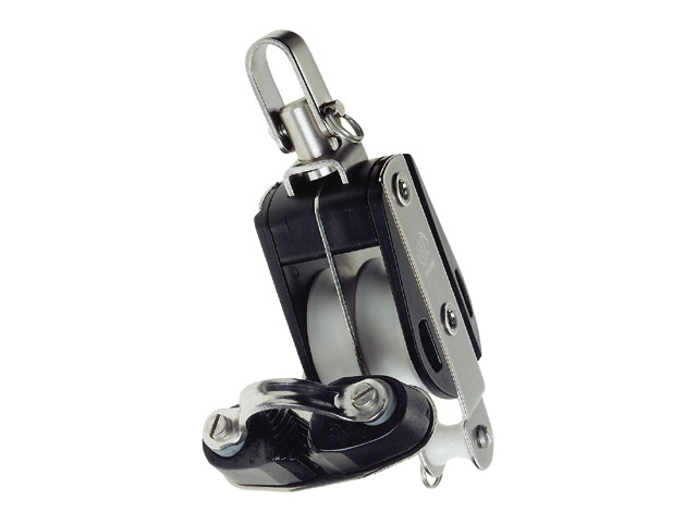 HYE Standaard blok 2-schijfs blok met warteloog, hondsvot en klem