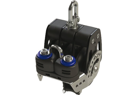 Lewmar HTX blok 3-schijfs met hondsvot en klem