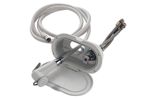 Inbouwdouche met slang