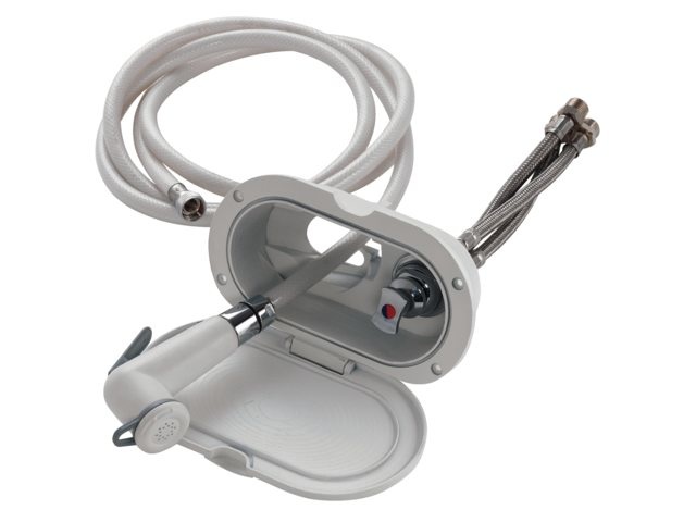 Inbouwdouche met slang