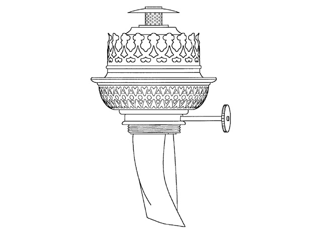 Oliebranders met katoen