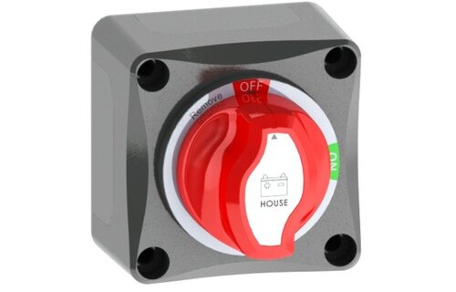 Mini accuschakelaar ON-OFF-ON-OFF