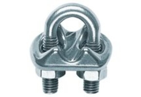 Kong RVS staaldraadklem (4 t/m 8mm)