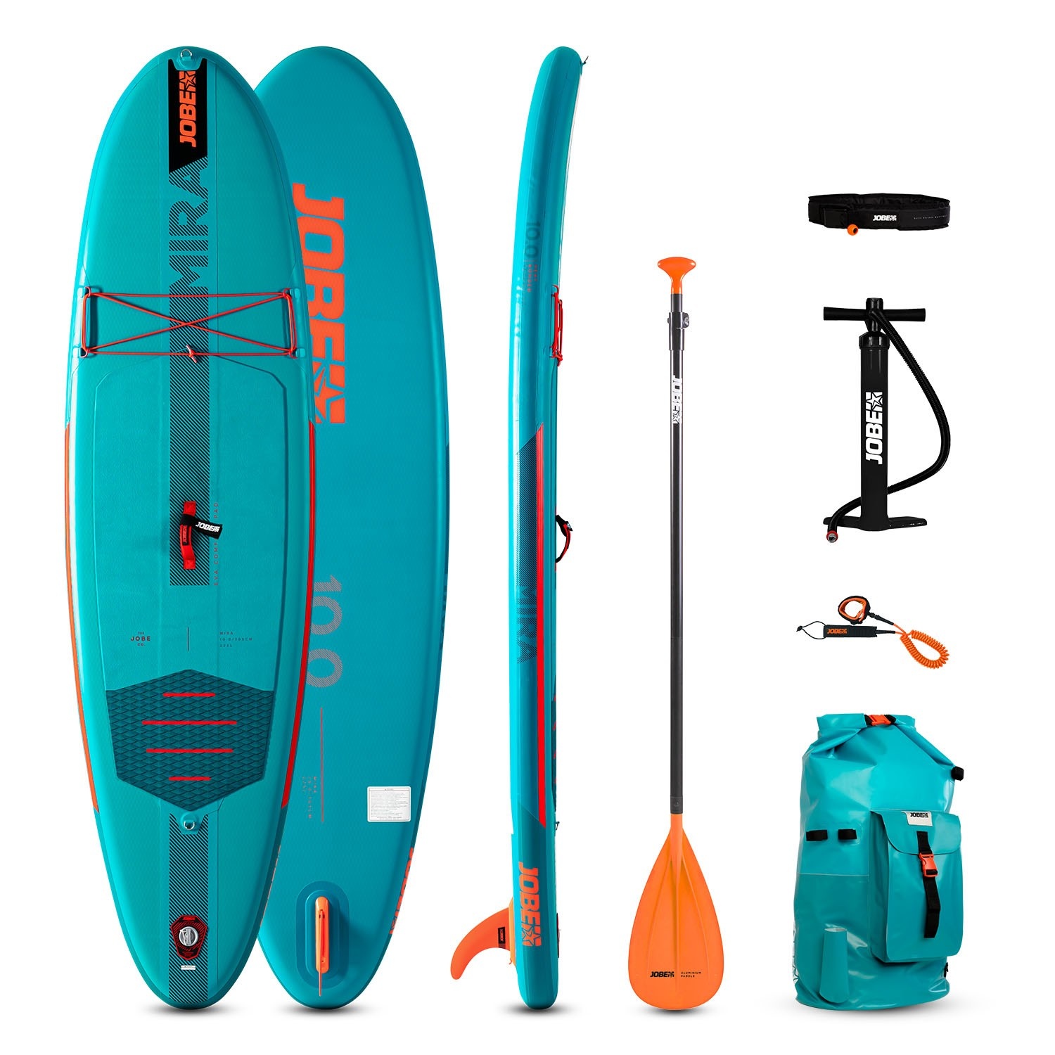 Jobe Mira 10.0 Opblfsbfr SUP Board Pakket