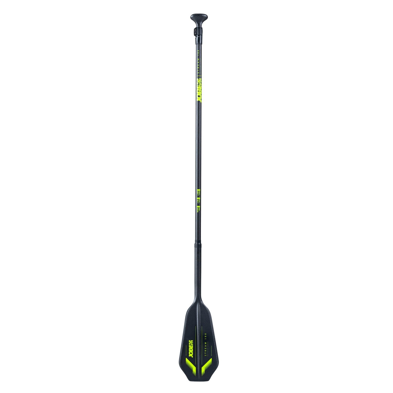 Jobe Stream Carbon 100 SUP Peddel | Lime Groen Tweedelig