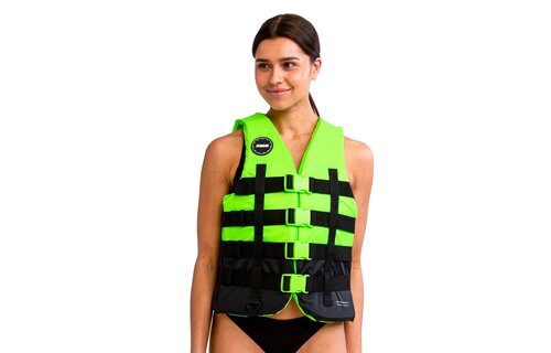 Jobe 4 Buckle Zwemvest Lime Groen