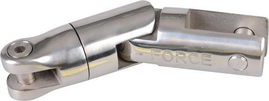 Ankerkettingverbinder rvs met dubbele wartel