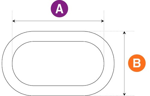 RVS ankerketting 6 mm