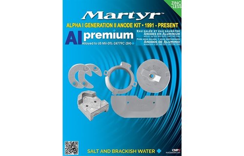allpa Aluminium Anode kit Alpha-1-Gen II >1991