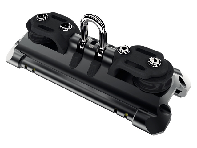 Overloopslede met shackle en 2 controleschijven