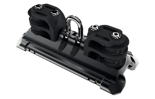 Overloopslede met shackle en 4 controleschijven