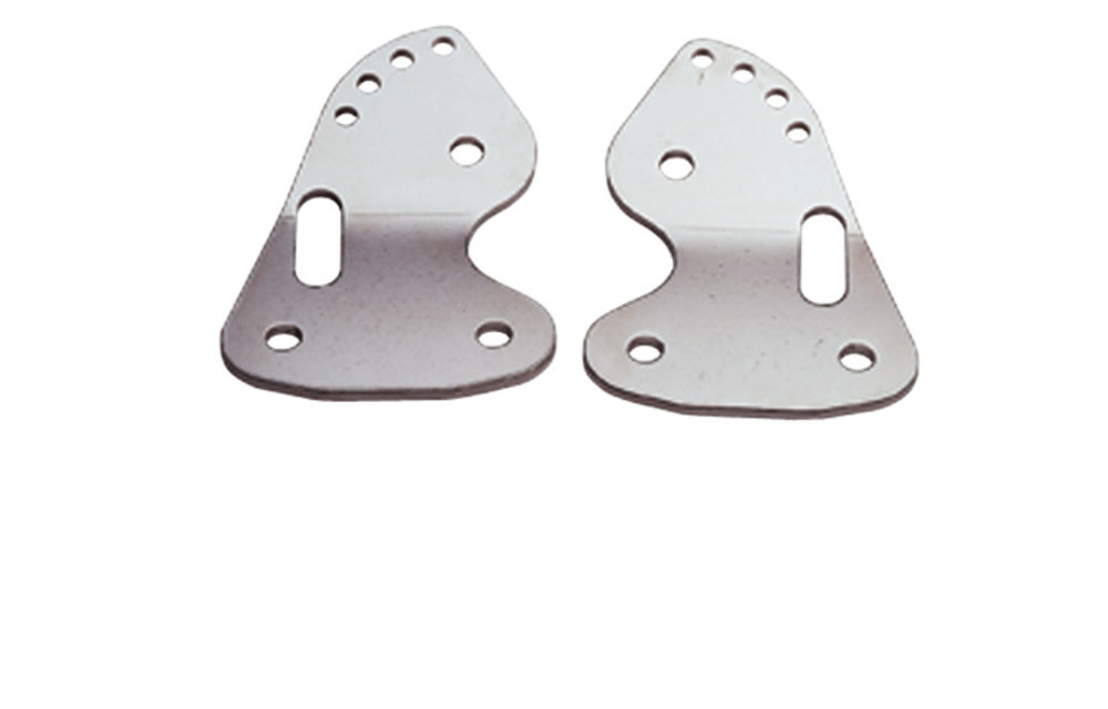 RVS cam platen per paar