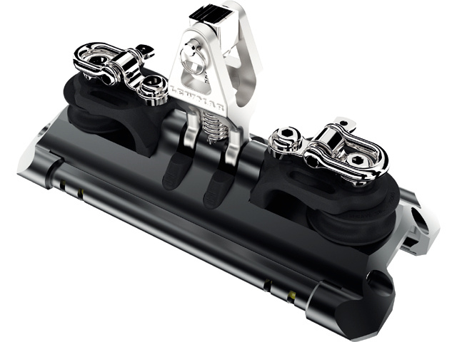 Overloopslede met upstand, 2 controleschijven en hondsvot