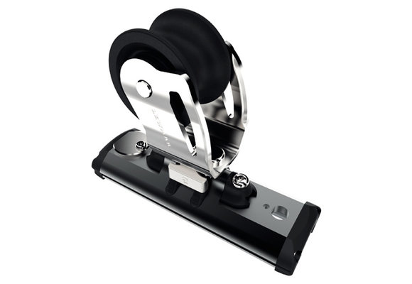 Eindstop met genuaschijf voor schootgeleiding