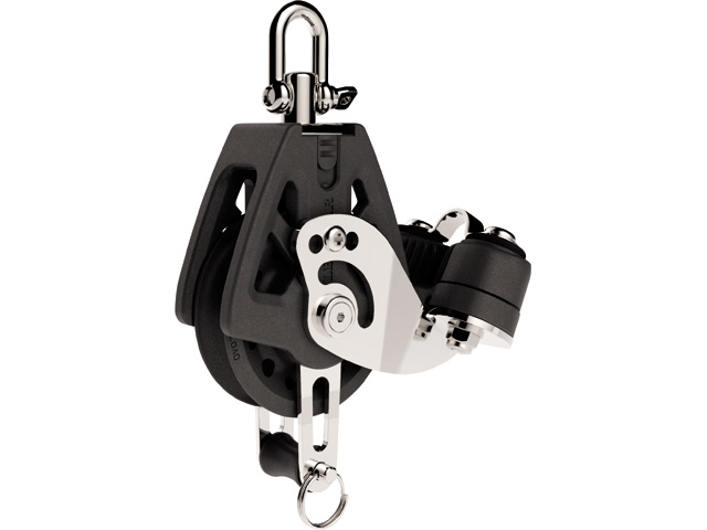 Lewmar Synchro blok 1-schijfs met hondsvot en klem