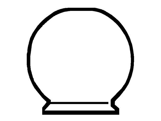 Kogelglas opaal 70mm | | Kogelglas opaal