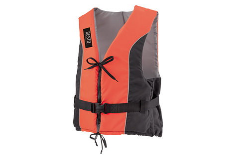 Besto Dinghy Zipper zwemvest 50N Oranje/Zwart