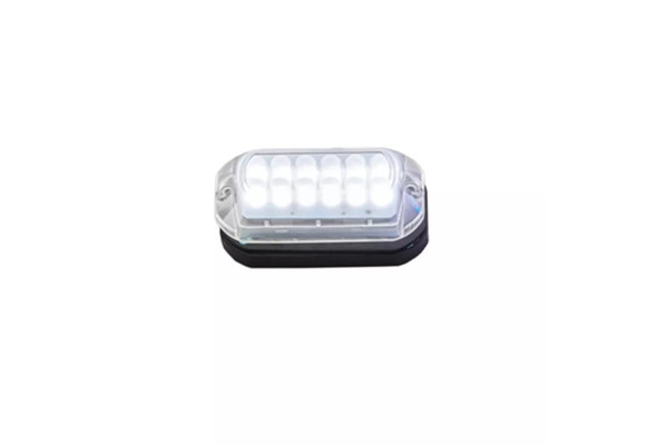 LED Onderwaterverlichting met kunststof huis; Lumen 180LM Cool White met RVS ring; incl. 1 5M-kabe