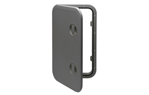 Kunststof Luik 606x357mm  2x sluiting