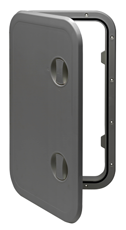 Kunststof Luik 606x357mm  2x sluiting