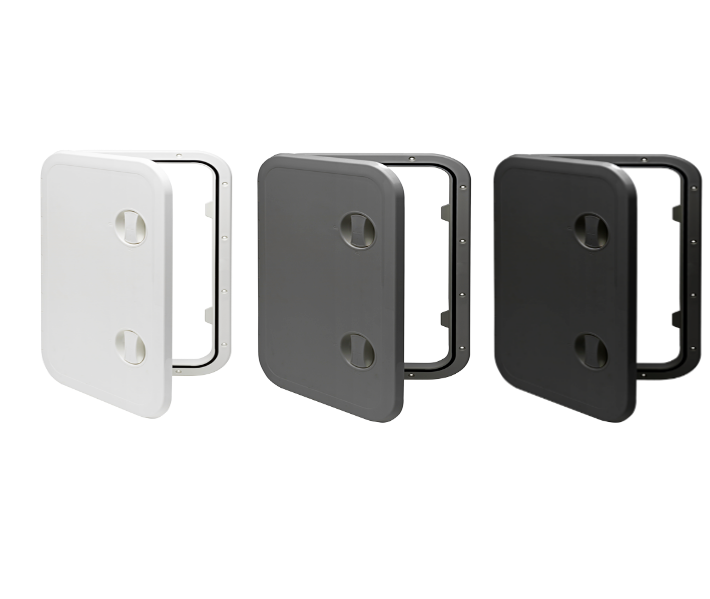 Kunststof Luik 513x458mm  2x sluiting