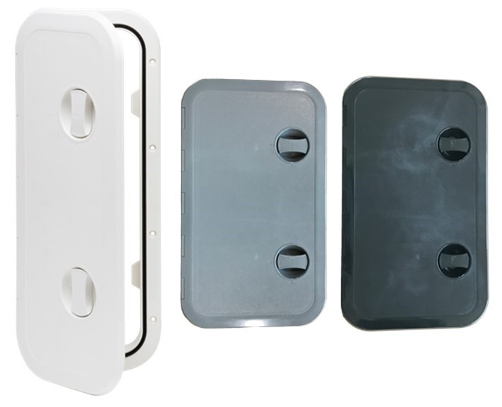 Kunststof Luik 243x606mm 2x sluiting