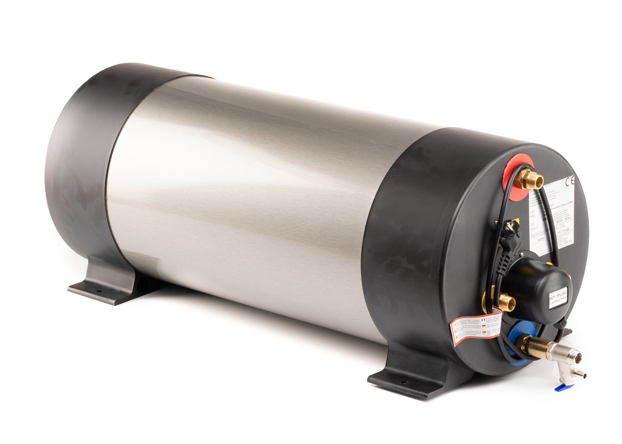 Johnson 22 L. RVS Aquah scheepsboiler 1200 W