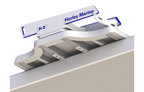 Hurley H3O Davit w/Hand Winch | Zwart