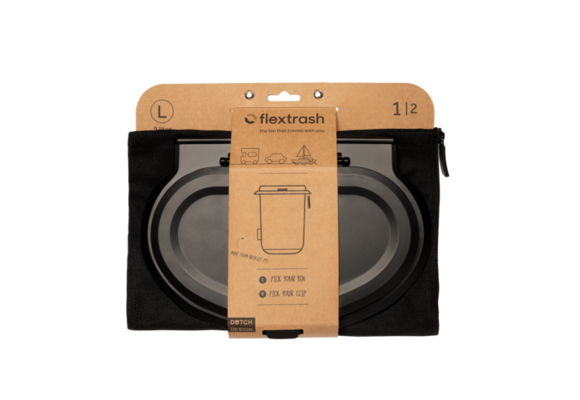 Flextrash Large | 9 liter | Boldly Black