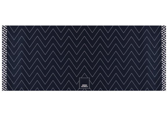 Welcome Antislip deurmat | Vinyl blauw | Groot