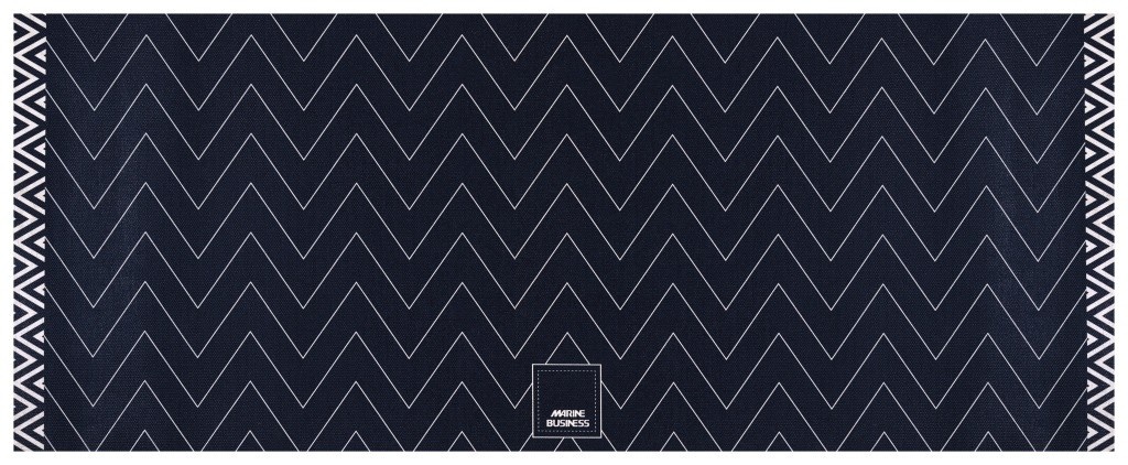 Welcome Antislip deurmat | Vinyl blauw | Groot