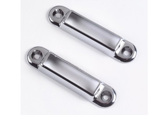 Voetplaat voor 40 mm dek zeillat RVS paar