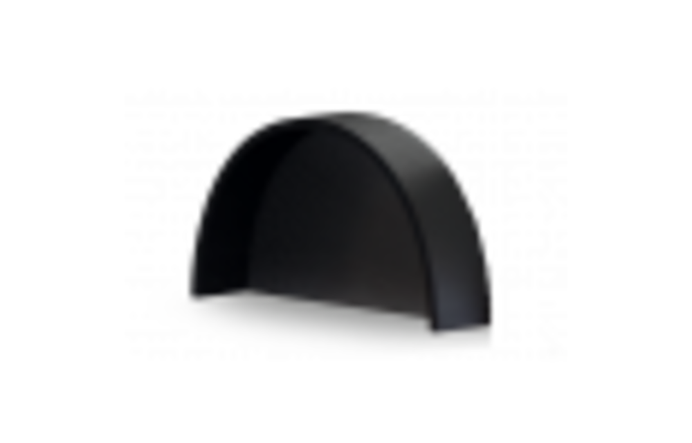Allpa PVC Eindkap 'Bino' | Zwart