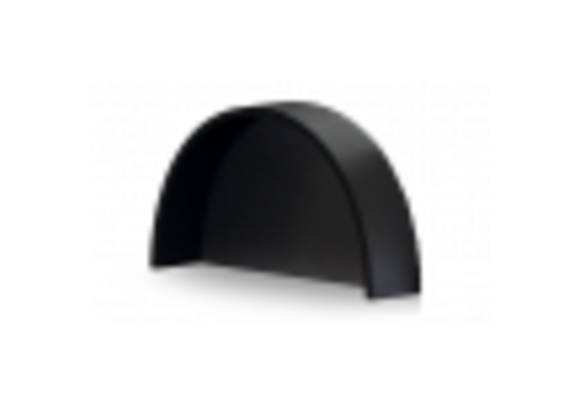 Allpa PVC Eindkap 'Bino' | Zwart