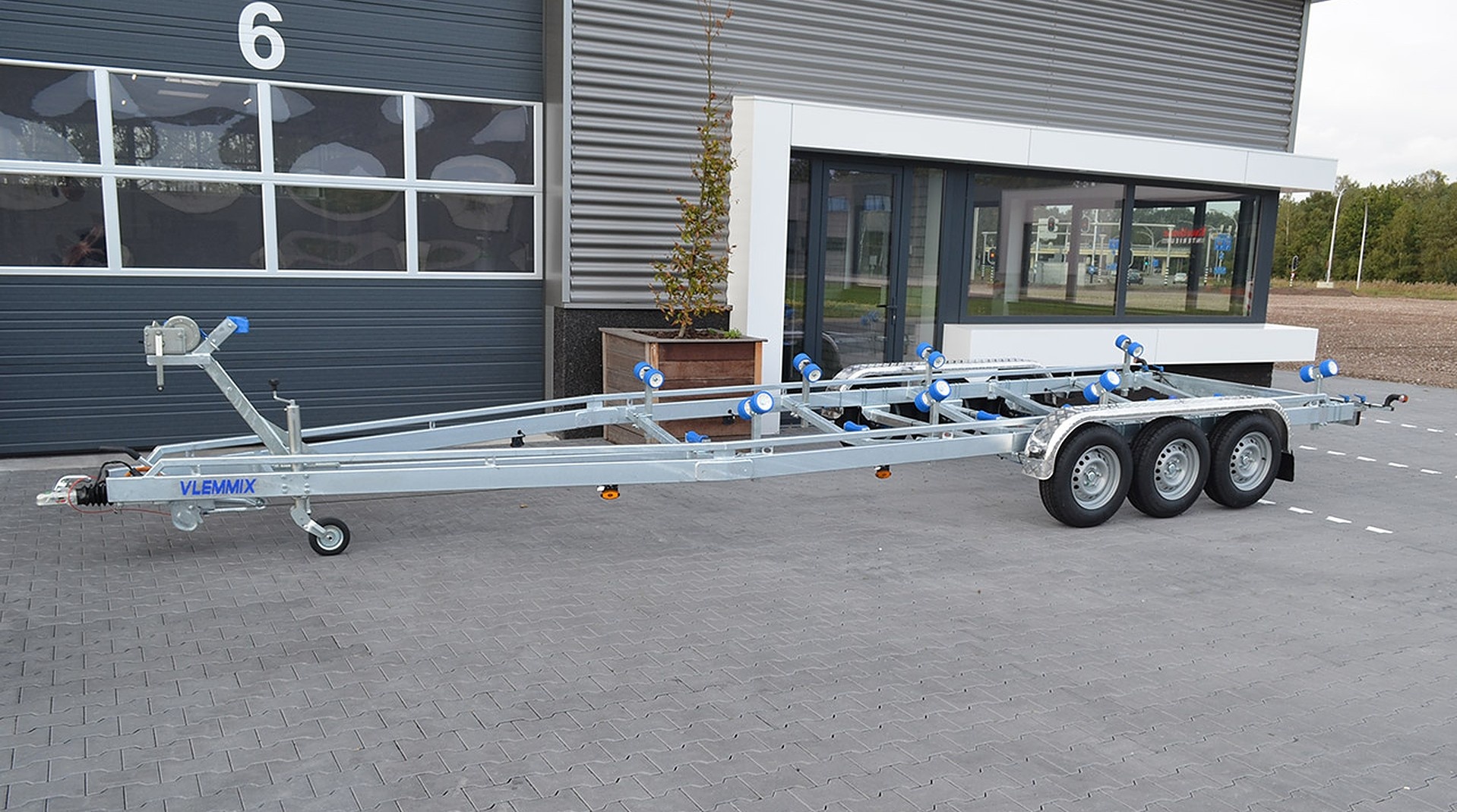Vlemmix Boottrailer "S" | 8,4 m (as 3×1500 kg)