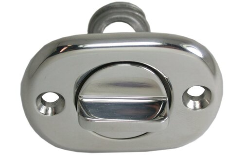 RVS loosplug met inschroefbare RVS plug