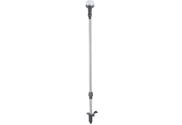 Allpa LED Rondschijnend toplicht, 8-30V, 360º, LED 1x 0,5W, zwart huis met heldere lens, H=914mm