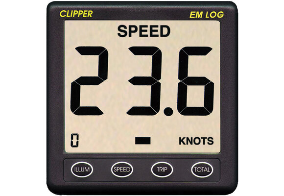 NASA ELECTROMAGNETIC LOG + DATA BOX + CLIPPER EM LOG DISPLAY