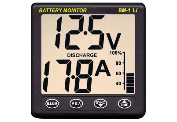 NASA BATTERYMONITOR - CLIPPER BM1 LI - (12VDC)