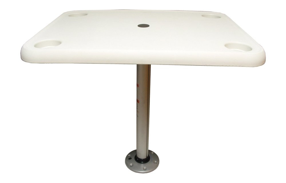 "Handige Rechthoekige Tafelset: 40,6 x 71,1 cm Blad met Poot en Snelsluiting"