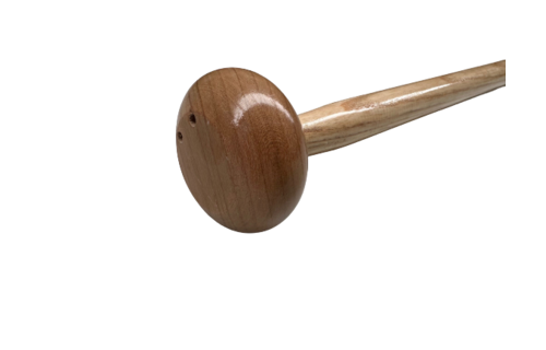 Houten vlaggenstok recht