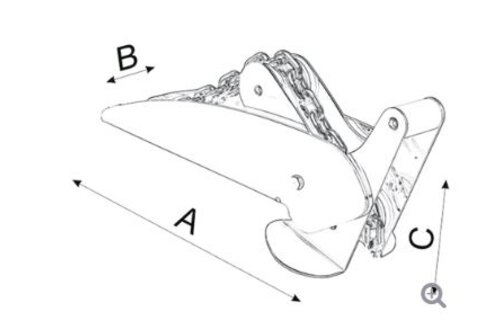 Roestvast stalen ankerrol