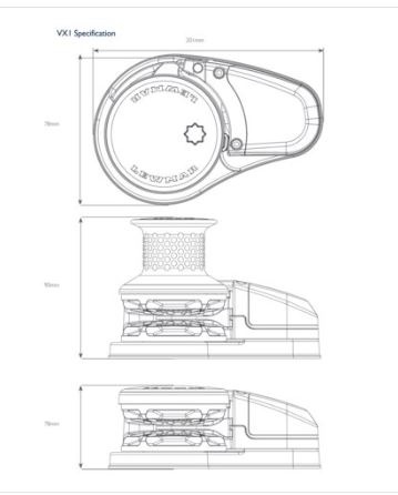 Lewmar - VX1 ankerlier GO/GD
